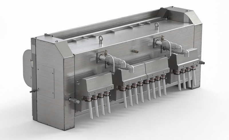slab caster mold flow control